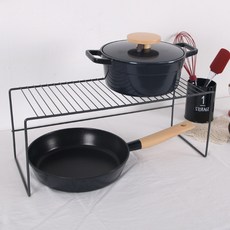 다크 냄비정리용 랙, 1개, 다크그레이