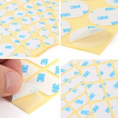 양면테이프 조각 3M 사각 접착 원형 아크릴폼 투명양면테 잎 ssy+4560tt, 원형 12mm