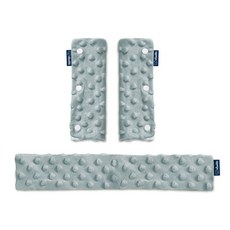 vbebe 推車口水巾組 寶寶安撫巾 嬰兒口水巾 雙面設計, 珊瑚紅, 1個