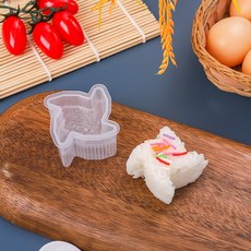 壽司模具 便當模具 DIY 三角飯糰模具, 1個, 風車, 透明