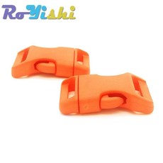 파라코드 팔찌백백용 개팩 플라스틱 윤곽 측면 릴리스, 1개, 4. Orange