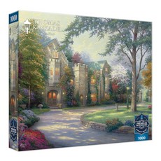 Buffalo Games Sapphire Select – Thomas Kinkade Beyond Summer Gate 1000피스 직소 퍼즐 | 프리미엄 블루 보드