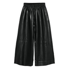 노르마카말리 밴딩 웨이스트 와이드 팬츠