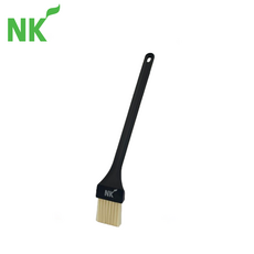 [식공구] 엔케이 고온용 부드러운 솔(50mm 길은손잡이) / 오븐 그릴 토스트기 바베큐 철판 화덕 피자 카페 후라이팬 주방기기 식품공장 청소 도구 용품 해썹 HACCP, 1개, 검정