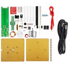 플로팅 LED 디스플레이 pov 회전 용접 키트 51 마이크로 컨트롤러 DIY, 키트+DC 전원 코드