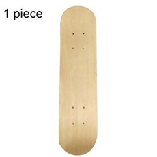 메이플 스케이트 보드 빈 성인 어린이 DIY 핸드 페인트 장식 더블 43cm 스케이트보드 데크, 1.1 piece 43CM board, 1개