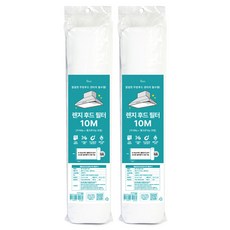 토탈하우스 렌지후드필터 10M X 1롤 자석8P+벨크로10P포함 난연소재 부직포 주방후드커버 2584, 2개