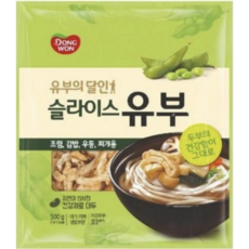 동원 슬라이스유부 500g, 1개
