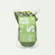 초록 피스타치오 스프레드 잼 제과 제빵 디져트 카다이프 두바이 쫀득쿠키 두쫀쿠 디저트, 초록색 폴리에텔린백, 100g