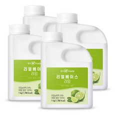 흥국 F&B 맘스리얼베이스 라임 1kg, 4개