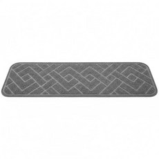 내구성 계단 트레드 미끄럼 방지 백킹 매트 소음 감소 카펫 홈 장식, 1개, 1. Grey