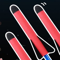 라이즈올 발로 밟는 에어 로켓 발사완구 선물용