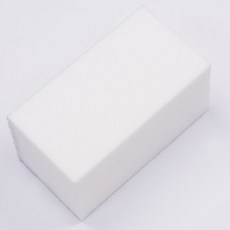 1/2 하프화이트샌딩블럭 120Grit 반토막 미니 젤네일제거, 화이트샌딩_반토막, 1개