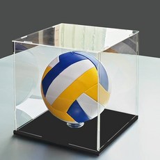 싸인볼 케이스 투명 아크릴 기념볼 축구공 농구공 수집 진열장 보관함, 4. 검은색 배경 (공 제외)