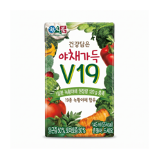 건강담은야채가득V19 145mlX24팩, 145ml, 24개