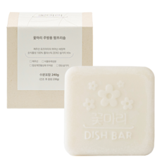 꽃마리 팜프리 주방용 친환경 주방 설거지 비누 대용량 240g, 1개