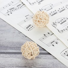 장난감 등나무공 노즈워크 이갈이 햄스터 놀이, 1개, 2-햄스터공5cm