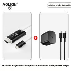 스위치 2 호스트 프로젝션 케이블 용 2M 프로젝션 스크린 세트 HD HDMI ROG ALLY 범용 케이블, [03] A