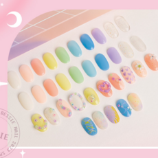 BESSIE Y2K COSMIC 컬렉션 젤네일, S29 하이틴 레몬, 11ml, 1개