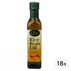 골든필드 100% 현미유, 250ml, 18개