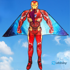 유비스키 연날리기 3D콩푸팬더, 700 미터 크리스탈 휠, 1.6 미터 3D 아이언 맨