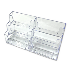 이음모음 아크릴 명함꽂이, 표준형, 1개입, 6단