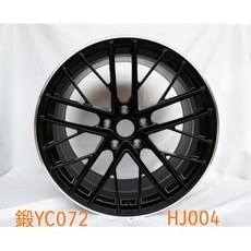 FK鋁圈 21吋 5/130 HJ004 亮黑底車邊 提升操控 鋁合金材質, 1個