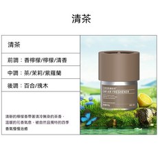 香百年 5號【邂逅】汽車香膏, 1個, 【清茶】清新茶香