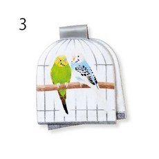 嘟嘟鳥寵物 YOU MORE!文鳥 鸚鵡 毛巾擦手巾 錦花 日本官方正版 擦手巾 柔軟親膚 吸水速乾, 虎皮, 1個