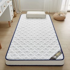 손님 매트 수면 자취 접이식 자취방 기숙사 바닥용, 1cm, 럭키 플라워 화이트 6cm