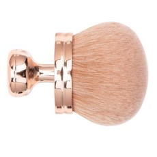 셀프 태너용 엑스트라 라지 바디 메이크업 브러시 레그 & 브론저 선스크린 브러시 어플리케이터 3인치 와이드 가부키 파운데이션 드로스트링 백이 있는 타원형 페이스 브러시(로즈