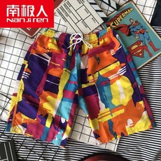 南極人 男士沙灘褲, 水彩畫,L-100-125斤