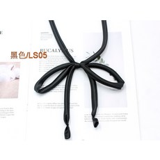 純色jk制服領繩女生手打款 水手服配搭領結繩蝴蝶結黑色/LS05默認顏色
