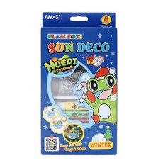 AMOS 玻璃彩繪組 HUERI&FRIENDS 壓克力模型板 DIY, 1個