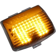 할리 소프트테일 헤리티지 스포츠스터 로드 앰버 DTR2017 펜더 팻보이 FLHTKL을 레드 일렉트라 글라이드 테일라이트 테일라이트 위한 투어링 라이트 프론트 LED 글라이드, Amber+Red, 1개