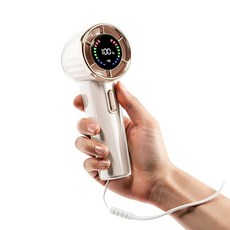 AMZAIZO 휴대용 선풍기 가변 속도(1-100 레벨) 디지털 디스플레이 포함 6000mAh 충전식 조절 가능한 고속 개인 해변 휴가 야외 여행 필수품(오프 화이트) 1, 미세, 오프 화이트