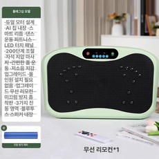 덜덜이운동기구 운동기구 전신 보드 진동 운동기, 4. 플래그십(블루투스 200단계), 플래그십 그린 충격흡수패드 200단계, 기본 모델명/품번