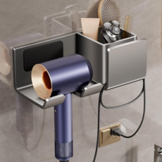 케이퍼 알루미늄 무타공 기스방지 드라이기 거치대, 1개, 1구