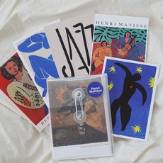 팩 엽서 그림 감성 묶음 명화 A6 18장 앙리마티스 11837ea 1(pc)