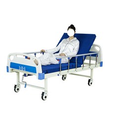 학교 보건실 침대 군대 의무실 양호실 진찰대 베드 간이 환자 병상 보건실침대, 이중 손잡이 3, 1