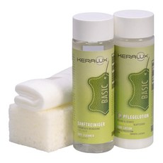 케라룩스 가죽 관리 클리너 보호제 세트 피그먼트 KERALUX 200ml x 2