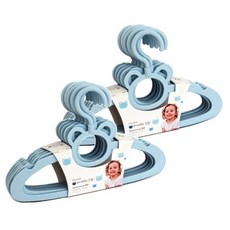 톨스토이 곰돌이 회전형 아동옷걸이, 그레이, 20개