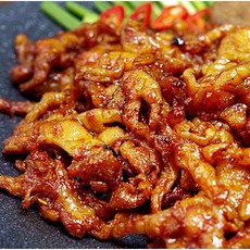 간편 캠핑 냉동 즉석식품 뼈없는 닭발 매운맛, 1개