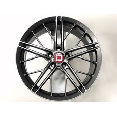 KlasseniD F53R 旋鍛 18吋 5孔100 鋁圈 - 麗車坊專業安裝, 1個, 髮線灰車鈦灰透