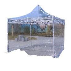 도어 옥상창고 계단 접이식 겨울 보관함 간이 농막 노점용 조립식창고 창고 야외 조립식, 1. 굵은 다리 2X3m 두꺼운 투명