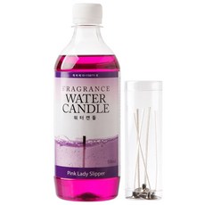 워터캔들(액상양초) 500ml 핑크레이디슬리퍼, 1개