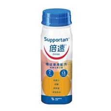 倍速 Supportan 倍速 癌症營養品 熱帶水果 卡布奇諾 鳳梨椰子, 1個, 倍速熱帶水果 200ml 超取上限12瓶
