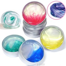 투톤 아이스 퍼티 슬라임 랜덤1개 펄 촉감 놀이 액괴 완구, 1개