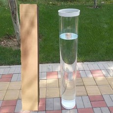 찌맞춤통 부력 수조통 실내 50CM 스탠다드 용기 찌보관통 아크릴 10CM 40CM, 직경 13X 80cm
