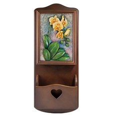 【娟兒藝品】蘭花鑰匙盒 - 展示藝術品 贈送獎章獎座, 1個